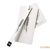 服裝吊牌廠男女裝吊牌定做吊卡衣服商標(biāo)童裝標(biāo)簽印刷紙卡訂做